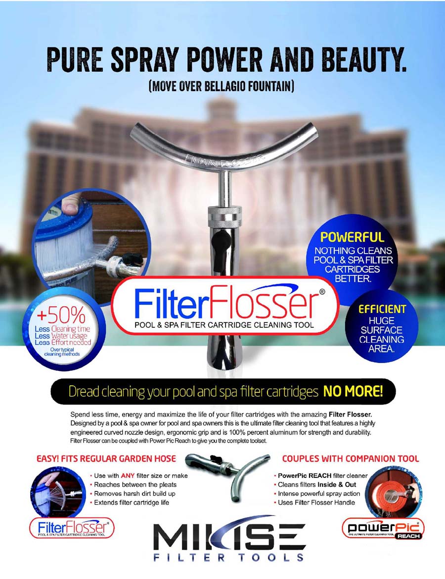 Filter Flosser Cartridge Filter Cleaner